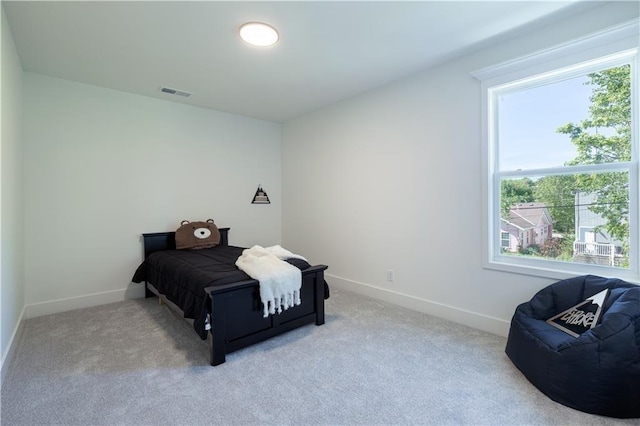 bedroom featuring carpet flooring