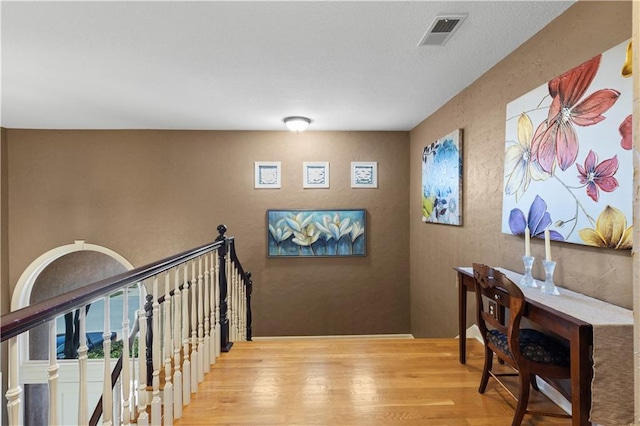 interior space featuring hardwood / wood-style flooring