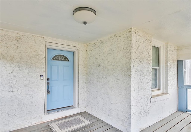 3229 Wayne Ave, Kansas City, MO 64109 - view of exterior entry with stucco siding