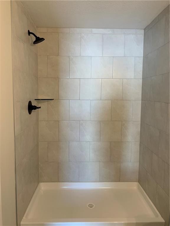 full bathroom with a tile shower