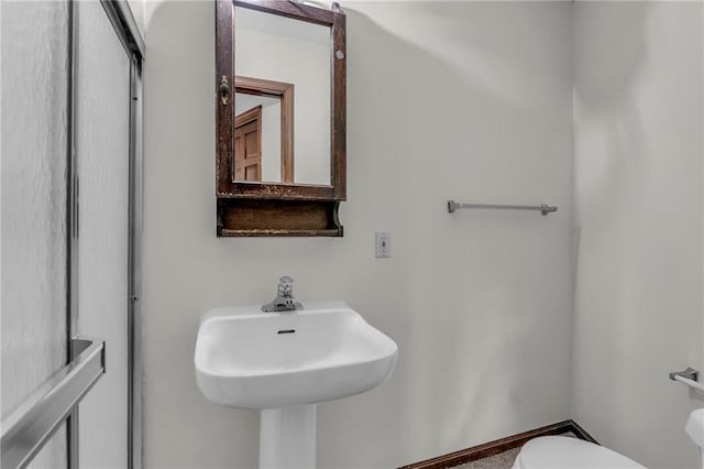 bathroom with toilet