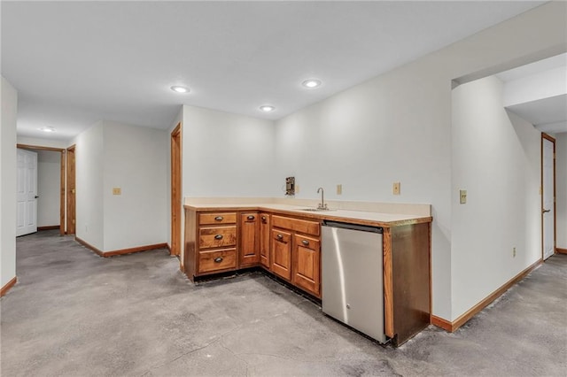 kitchen featuring dishwasher