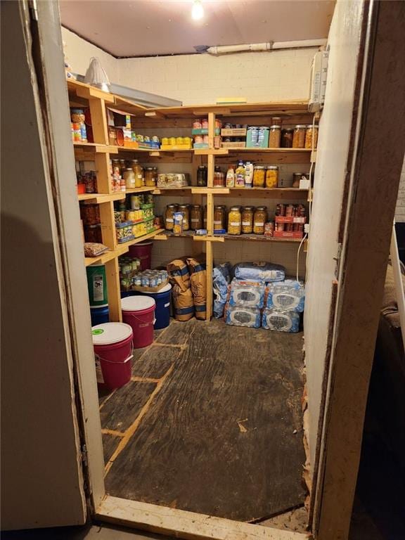 view of pantry