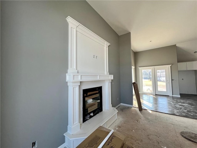 view of unfurnished living room