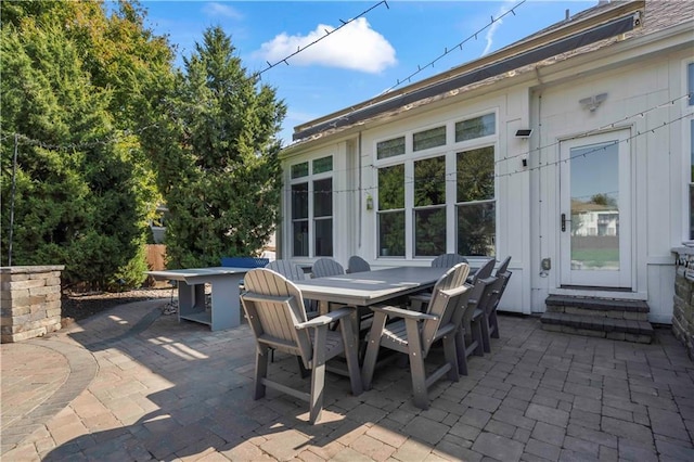 view of patio / terrace with outdoor dining space