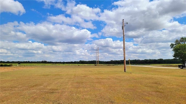 view of property's community featuring a rural view