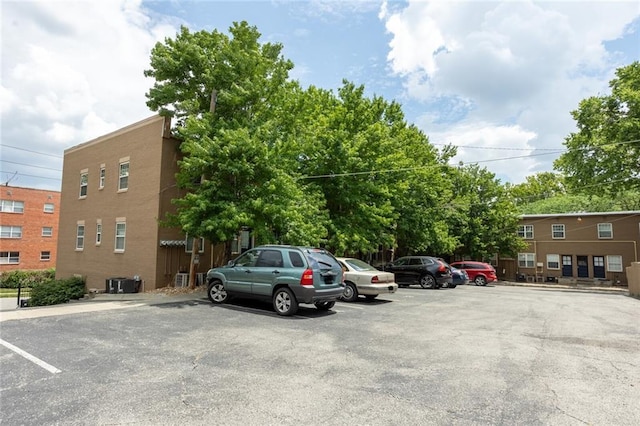 view of uncovered parking lot
