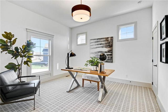 13485 W 174th Pl, Overland Park, KS 66221 - office area featuring carpet and baseboards