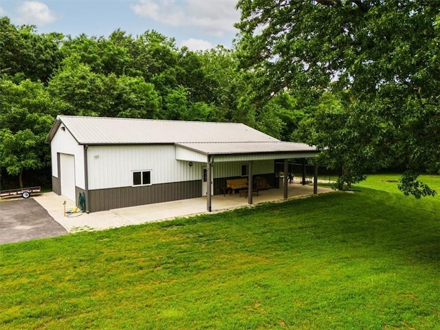 view of stable