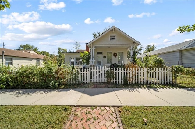 view of front of property