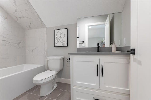12850 N Arbor Way, Platte City, MO 64079 - full bath featuring vanity, bathtub / shower combination, and tile patterned flooring