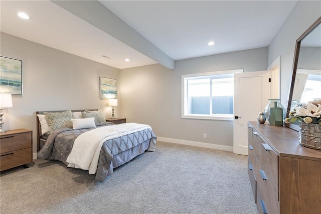 12850 N Arbor Way, Platte City, MO 64079 - bedroom featuring light carpet and recessed lighting
