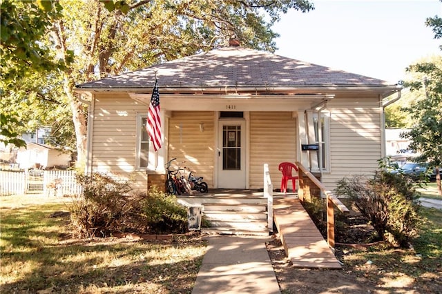 view of front of house