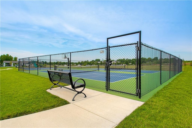 1617 SW Arbor Park Dr, Lees Summit, MO 64082 - view of tennis court