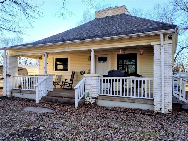 bungalow with a porch