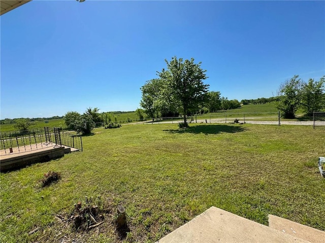 10784 SW 70th St, Chetopa, KS 67336 - view of yard with a rural view