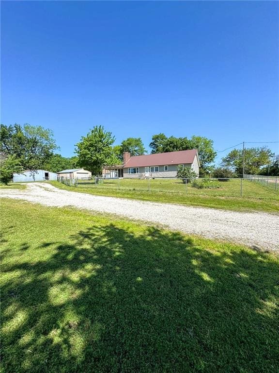 10784 SW 70th St, Chetopa, KS 67336 - view of front of house