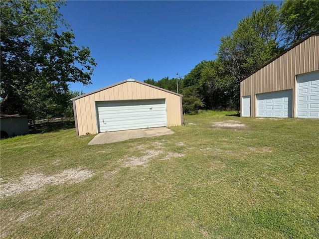 10784 SW 70th St, Chetopa, KS 67336 - view of detached garage