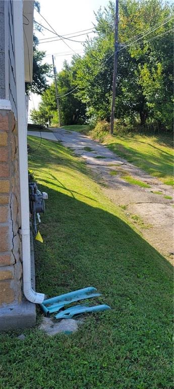 view of yard