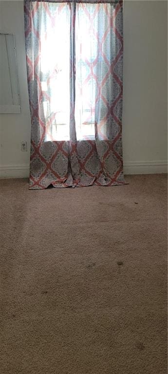 spare room featuring carpet floors