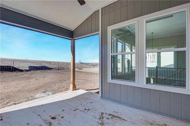 view of patio with fence