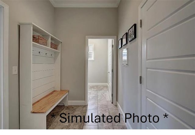 view of mudroom