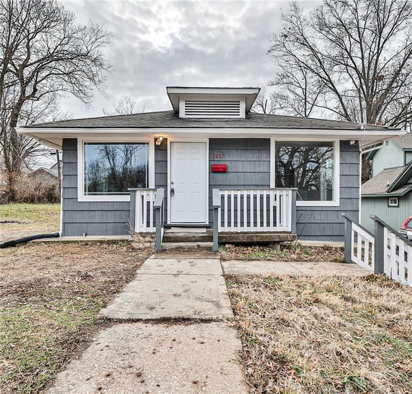 bungalow with covered porch