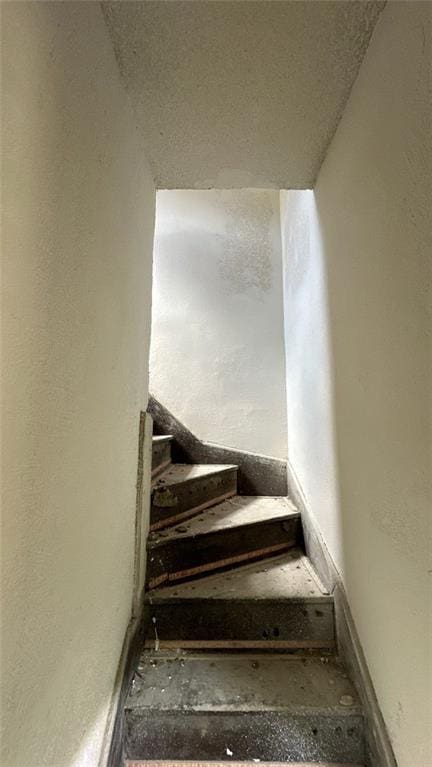 view of staircase