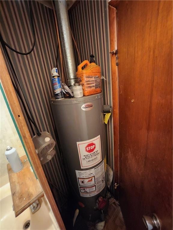 utilities with gas water heater