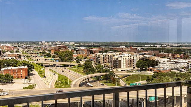 exterior space with a city view