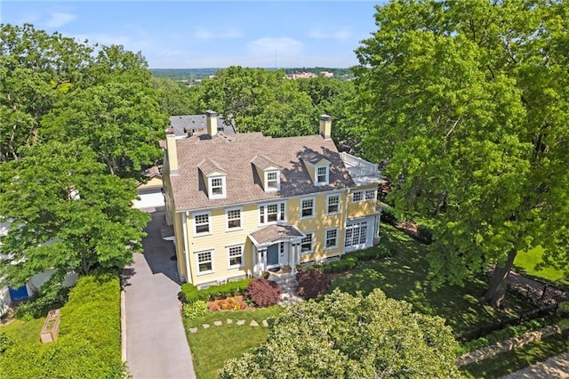 view of colonial-style house