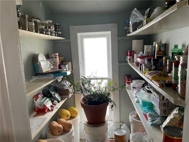 view of pantry