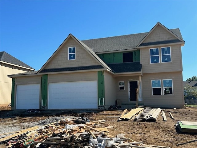 2372 NE Colonnade Ave, Grain Valley, MO 64029 - view of front of property featuring roof with shingles