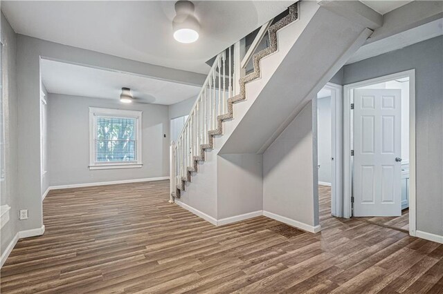 interior space featuring hardwood / wood-style floors