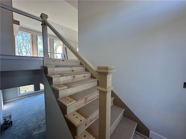 view of stairs