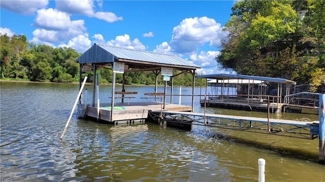 28530 Shore Rd, Warsaw, MO 65355 - dock area with a water view