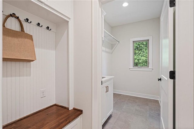 view of mudroom