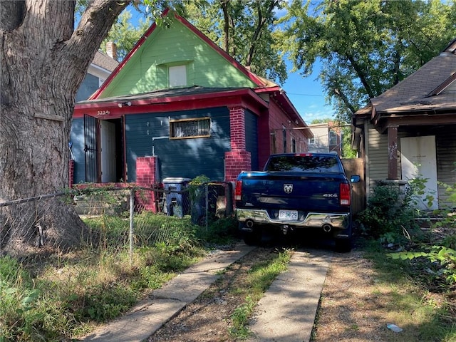 view of property exterior