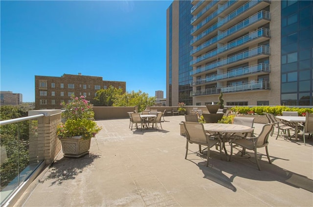 view of patio