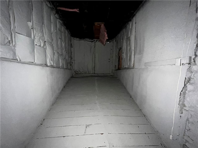 view of basement