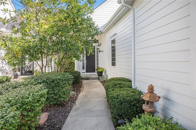 view of entrance to property