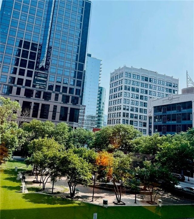 surrounding community with a city view