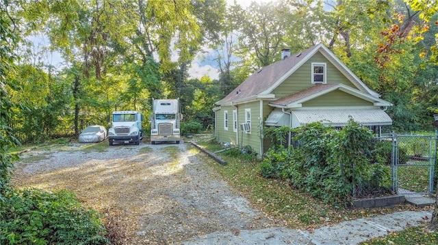 view of property exterior