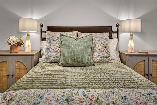 bedroom featuring french doors