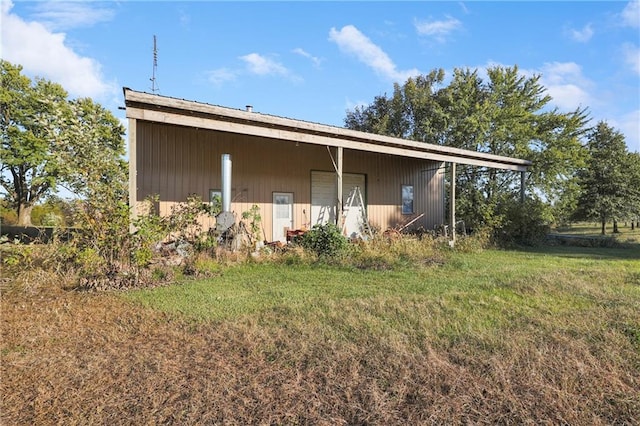 view of rear view of property