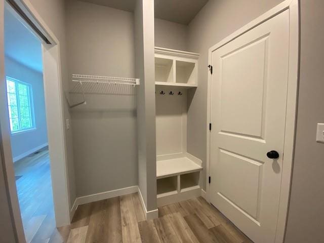 20870 W 190th Ter, Spring Hill, KS 66083 - mudroom featuring light wood-style floors and baseboards