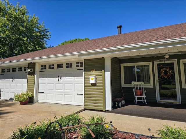 exterior space with a porch