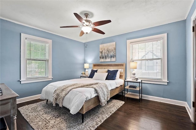 507 E 75th St, Kansas City, MO 64131 - bedroom featuring crown molding, multiple windows, and baseboards