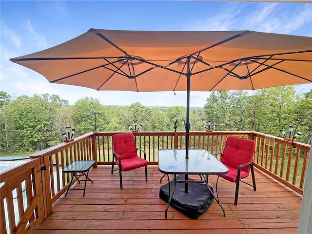 31688 Highline Dr, Warsaw, MO 65355 - view of deck