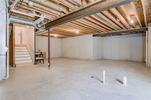2202 W 178th Ter, Overland Park, KS 66085 - unfinished below grade area with stairs